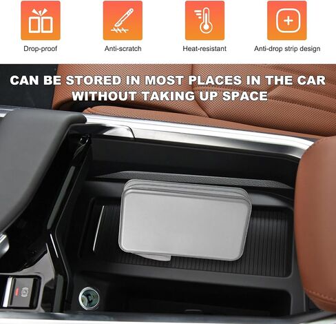Car DVD Case, 96 Capacity CD Case Organizer Portable Hard Plastic DVD Storage Holder, CD Disc Storage Wallet Organizer for Vehicle Home Office Travel, Car Accessories (Gray) in Kuwait