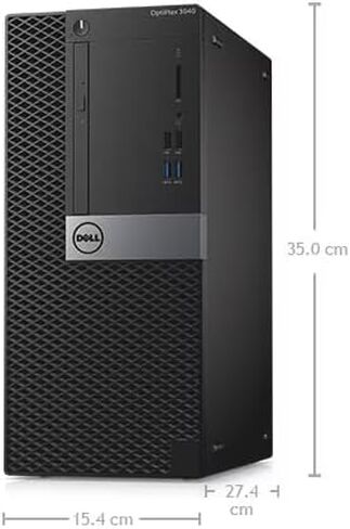 Dell Optiplex 3040 Mini Tower PC Computers Windows 11 Pro و Intel Core I5-6500 و 16 جيجابايت من ذاكرة الوصول العشوائي و 256 جيجا بايت SSD ولوحة المفاتيح والماوس ، WiFi ، HDMI ، USB 3.0 ، Dossalyport ، (متجدد) in Saudi Arabia
