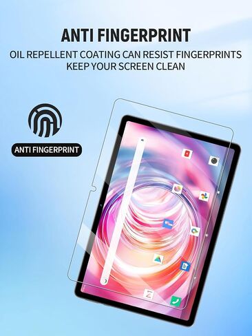 واقي الشاشة لـ Moonstars D126C Android 14 Tablet 11 بوصة ، ومضاد للخلع 9H فيلم زجاجي يسهل تثبيته ، بدون فقاعة ، عبوة 2 in Kuwait