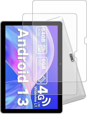 بالنسبة إلى Nintaus AP32 Android 13 Octa-Core Tablet 10.1 بوصة 2024 واقي الشاشة ، Wuniak Heriak Glass Film Anti-Scratch High Touch Sensitivity ، 2 Pack in Kuwait