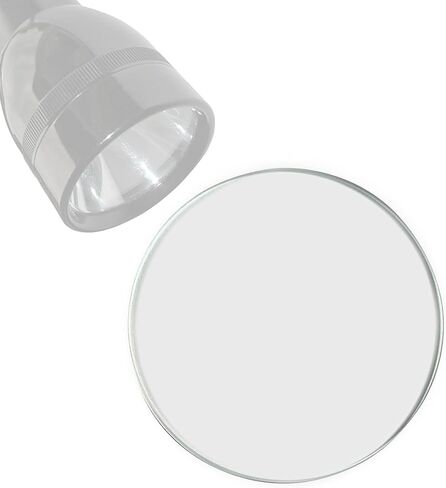 HQRP Glass Lens استبدال مصابيح Maglite C أو D Cell Cell Frganing ، 52 × 2 مم ، عدسة زجاجية D مقسّمة ومقاومة للتشويش ، فائقة ، حزمة واحدة in Saudi Arabia