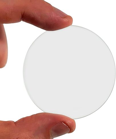 HQRP Glass Lens استبدال مصابيح Maglite C أو D Cell Cell Frganing ، 52 × 2 مم ، عدسة زجاجية D مقسّمة ومقاومة للتشويش ، فائقة ، حزمة واحدة in Saudi Arabia