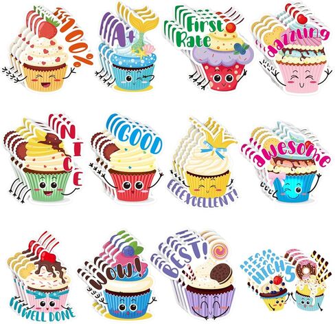 Jetec 300 Pcs Scratch and Sniff Sticker for Kids Smelly Scented Motivational Reward Stickers Teacher Incentive Positive Decal for Student Classroom Chart School Supplies(Fruity) in Saudi Arabia