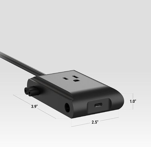 Scosche bl2pe baselynx 2.0 cap end end end ، ملحق نظام الشحن المعياري مع قابس جدار محول مخرج 120 فولت و 67 واط منفذ شاحن USB-C متوافق مع Apple iPhone و iPad و MacBook وأكثر ، أسود in Saudi Arabia
