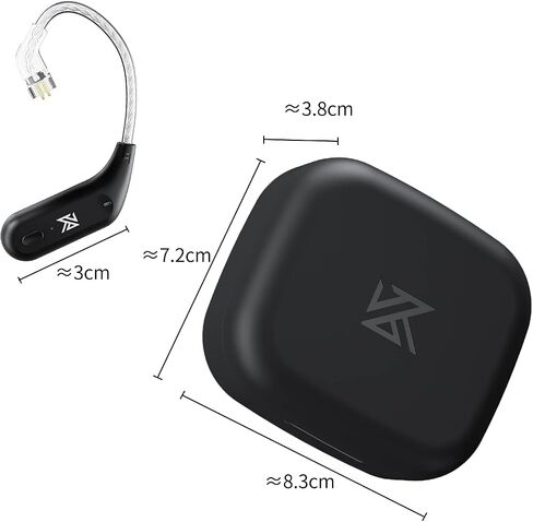 AZ09 PRO Bluetooth Ear Hook Wireless Accessories Bluetooth Adapter Headphones Suitable for KZ Zas Zax ZS10 Pro and Other 0.78 0.78mm 2Pin C-pin Headphones in Saudi Arabia
