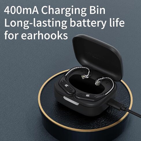 AZ09 PRO Bluetooth Ear Hook Wireless Accessories Bluetooth Adapter Headphones Suitable for KZ Zas Zax ZS10 Pro and Other 0.78 0.78mm 2Pin C-pin Headphones in Saudi Arabia