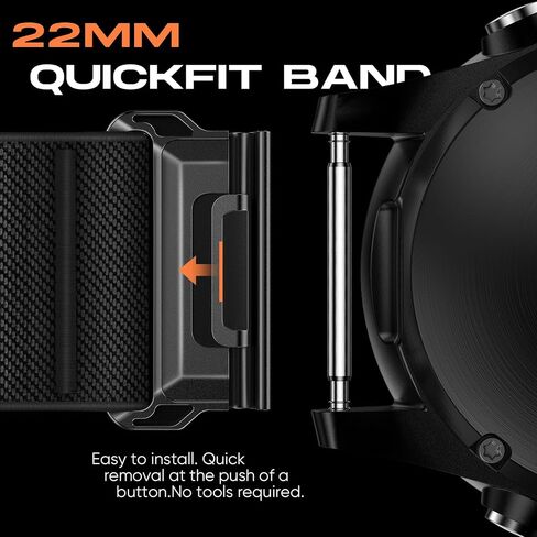 Suitisbest 22mm Quickfit Nylon Bands Compatible for Garmin Watch Band Fenix 5/Fenix 6/Fenix 7/Fenix 8 Fenix E 47mm/Fenix 5 Plus/Fenix 6 Pro/Fenix 7 Pro/Forerunner 935 in Saudi Arabia