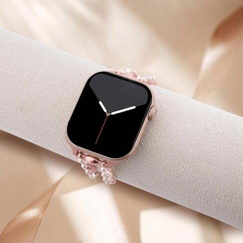 Bling Band Compatible with Apple Watch 38mm 40mm 41mm 49mm 45mm 44mm 42mm Rhinestone Metal Jewelry Watch Strap for Ultra/Series SE10 9 8 7 6 5 4 3 2 1 Dressy Bracelet for Women in Saudi Arabia