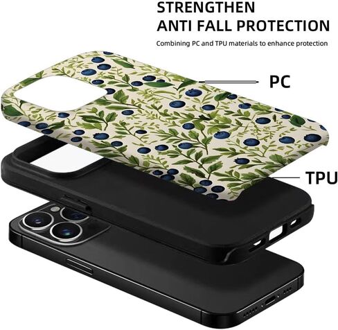 Case Compatible with iPhone 15,Duck Camo Camouflage Hybrid 2 Layer Hard Shell Silicone Protective Pattern Design for Girls Boy Women Men in Saudi Arabia