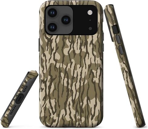 للحصول على قضية iPhone 17 Pro Max ، قضية هاتف Camo Camouflage لفتاة النساء يا فتى الرجال ، Hybrid 2 طبقات قذيفة الصلابة in Kuwait