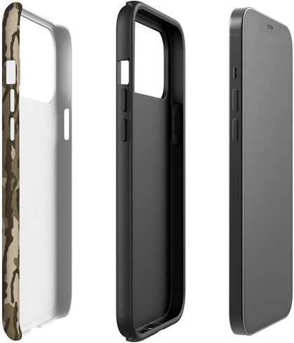 للحصول على قضية iPhone 17 Pro Max ، قضية هاتف Camo Camouflage لفتاة النساء يا فتى الرجال ، Hybrid 2 طبقات قذيفة الصلابة in Kuwait