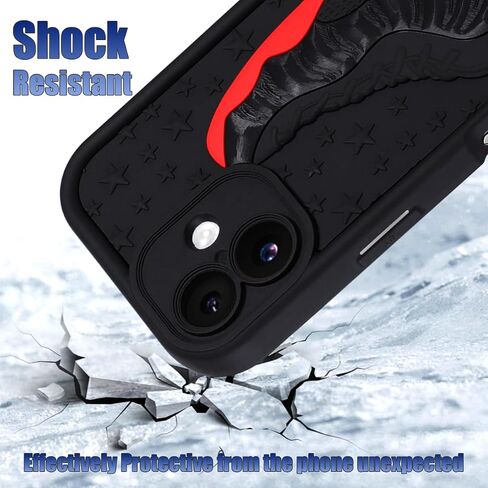 Cool Sneaker Phone Case for iPhone 16e Case for Boys Men Sports Shoes Shockproof Street Aesthetic Designer Cases Compatible with iPhone 16e in Saudi Arabia