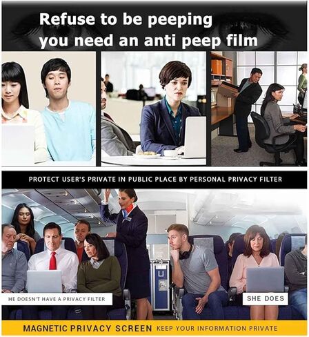 شاشة خصوصية 21.5 بوصة من أجل مراقبة الكمبيوتر - 18.74in x 10.59in - 16: 9 شاشة عريضة - مضاد للضوء الأزرق - درع الخصوصية المضاد للوضوح ، مناسبة لمختلف شاشة العلامة التجارية in Kuwait