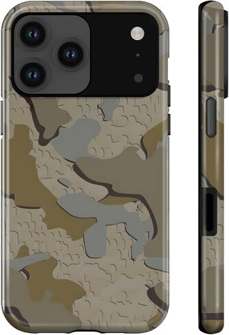for iPhone 17 Pro Max Case,Camo Camouflage Phone Case for Girl Women Boy Men,Hybrid 2-Layer Hard Shell Cases in Kuwait