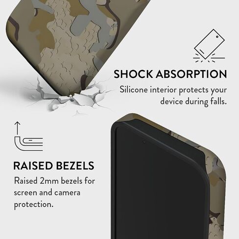 for iPhone 17 Pro Max Case,Camo Camouflage Phone Case for Girl Women Boy Men,Hybrid 2-Layer Hard Shell Cases in Kuwait
