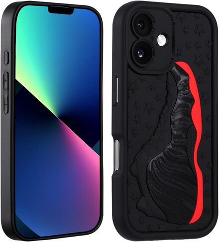 Cool Sneaker Phone Case for iPhone 16e Case for Boys Men Sports Shoes Shockproof Street Aesthetic Designer Cases Compatible with iPhone 16e in Saudi Arabia