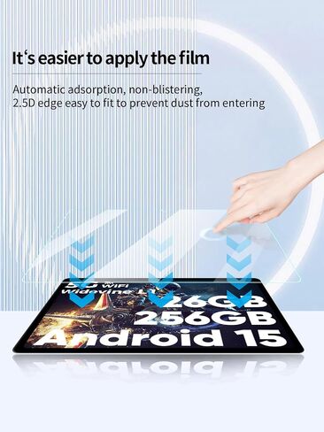 واقي الشاشة ل yobanse p60 tablet 10.1 بوصة Android أقراص Android ، مضاد للخلع 9H صلبة اللمس حساسة 2.5D الحواف الدائرية خالية من السهل تثبيت ، 2 عبوة. in Saudi Arabia