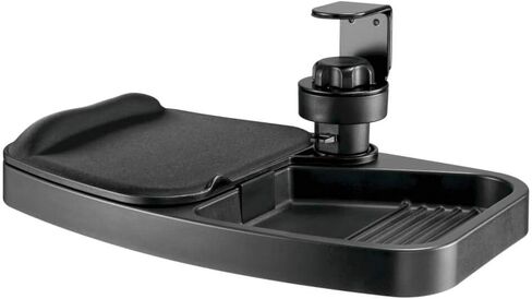 Tripp Lite Under Desk Storage Tray Clamp-On Storage Tray W Mouse Pad ، Wrist Rest-Office Desk Organizer 360 Debivel 5 Andress Ordranty (DMUDSC) in Saudi Arabia