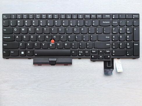 عامة عامة جديدة لـ Lenovo ThinkPad T15p Gen 3 G3 21da US Black Backlit Keyboard in Kuwait