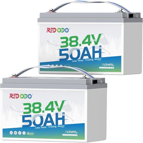 Redodo 4 Pack 12V 100ah LifePo4 بطارية ، بطاريات دورة عميقة مع 100A BMS ، المجموعة 31 بطاريات لمدة 10 سنوات مدى الحياة ، 4000-15000 دورة ، مثالية للربع ، المنزل الشمسي ، محرك التصيد ، البحرية ، القارب in Saudi Arabia