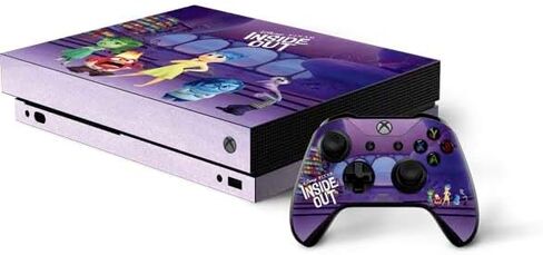 Skinit Skinit Gaming Gaming Skiner مع حزمة Xbox One X - ديزني المرخص رسميًا من الداخل للتصميم المقر الرئيسي in Saudi Arabia