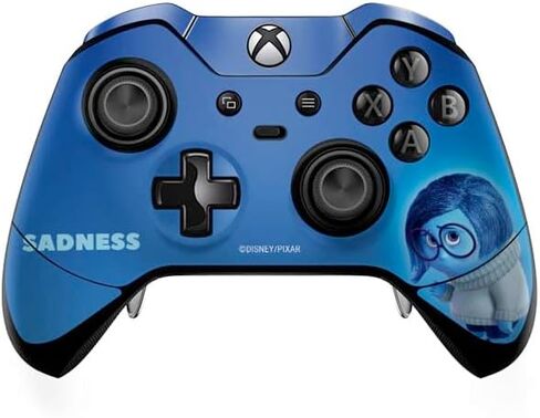 Skinit Skinit Gaming Gaming Skiner مع وحدة التحكم في Xbox One Elite - ديزني المرخص رسميًا من الداخل إلى الخارج تصميم صورة الحزن in Saudi Arabia