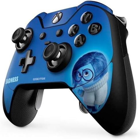 Skinit Skinit Gaming Gaming Skiner مع وحدة التحكم في Xbox One Elite - ديزني المرخص رسميًا من الداخل إلى الخارج تصميم صورة الحزن in Saudi Arabia