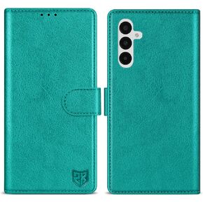 ZZXX for Samsung Galaxy A25 Wallet Case with [RFID Blocking] Card Slot Kickstand Magnetic Closure Leather Flip Fold Protective Phone Case for Samsung Galaxy A25 Case Wallet(Brown-6.5 inch) in Kuwait