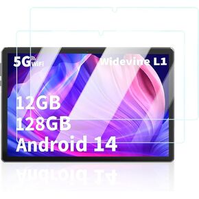 واقي الشاشة لـ yleebg tab10 10 بوصة Android 14 tablet ، مضاد للخلع 9H صلابة اللمس حساس 2.5D الحواف الدائرية الفقاعة مجانا سهلة التثبيت ، 2 عبوة. in Kuwait