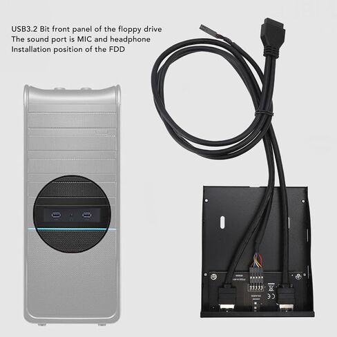 2 منافذ USB لوحة أمامية ، لوحة قرص مرنة 3.5 بوصة مع منفذ صوت USB 19Pin و HD لمدة 7 ، 8 ، 10 ، 11 ، 2003 ، لنظام التشغيل OS X ، لـ Linux in Kuwait