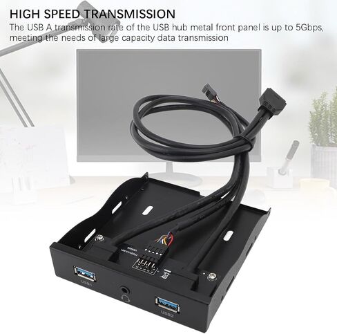 2 منافذ USB لوحة أمامية ، لوحة قرص مرنة 3.5 بوصة مع منفذ صوت USB 19Pin و HD لمدة 7 ، 8 ، 10 ، 11 ، 2003 ، لنظام التشغيل OS X ، لـ Linux in Kuwait