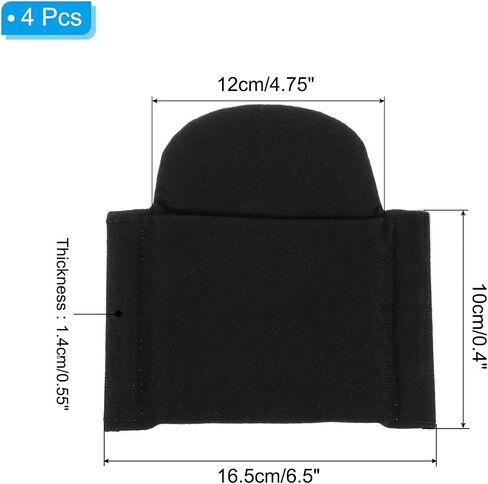 PATIKIL Camera Bag Divider, 4Pcs 6.5"x6.3"x0.55" Shockproof Camera Bag Inserts Separator Pad Protective Lens for Nikon Camera DSLR Protect Bag Organizer Universal Divider Cushion, Gray in Saudi Arabia