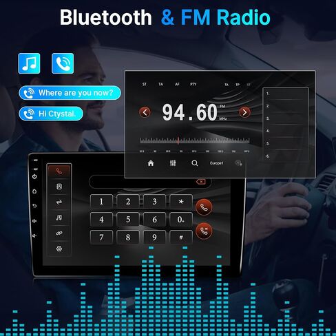 Radio for Honda Accord 8th 2008 2008 2010 2012 2013 مع Carplay & Android Auto ، شاشة 10.1 بوصة مع كاميرا النسخ الاحتياطي بلوتوث GPS التنقل (تناسب هوندا أكورد 2008-2013) in Kuwait