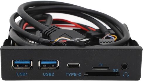 3.5 بوصة لوحة USB لوحة USB ، محور USB الداخلي مع USB3.2 GEN1 5GBPS ، USB3.2 GEN1 TYPE C PLIPPY DRIV in Saudi Arabia