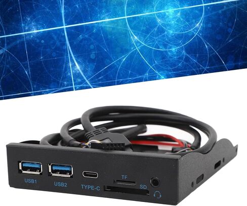3.5 بوصة لوحة USB لوحة USB ، محور USB الداخلي مع USB3.2 GEN1 5GBPS ، USB3.2 GEN1 TYPE C PLIPPY DRIV in Saudi Arabia