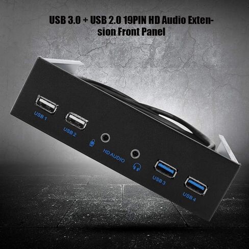اللوحة الأمامية Cuifati USB3.0 ، USB 3.0+USB 2.0 HD Audio ، 4.8gbps superspeed ، plug & play ، aluminium alloy in Saudi Arabia