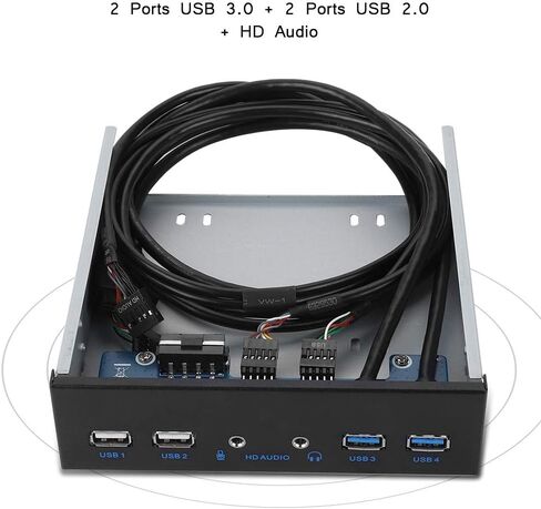 اللوحة الأمامية Cuifati USB3.0 ، USB 3.0+USB 2.0 HD Audio ، 4.8gbps superspeed ، plug & play ، aluminium alloy in Saudi Arabia