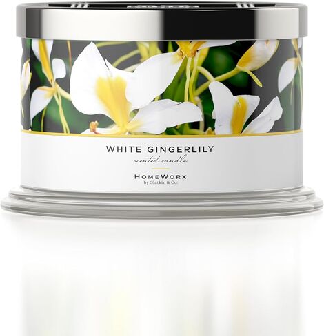 HomeWorx by Harry Slatkin Christmas Joy 4 Wick Candle 18 oz, Notes of Sparkling Orange, Holiday Spice Blend, Cranberry, Blue Spruce in Saudi Arabia