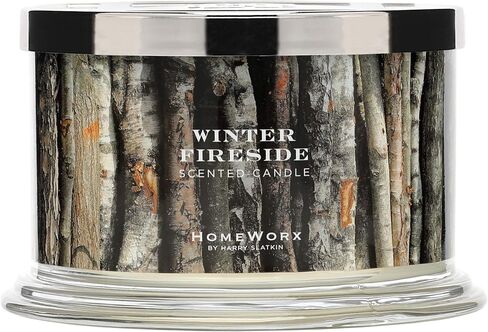 HomeWorx by Harry Slatkin Christmas Joy 4 Wick Candle 18 oz, Notes of Sparkling Orange, Holiday Spice Blend, Cranberry, Blue Spruce in Kuwait