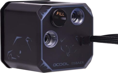 Alphacool Eisbaer Aurora (Solo) CPU COLLE و PUMP و Grizzly AM5 Contact Frame Bundle in Kuwait