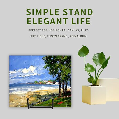 12 Pack 6"Plate Stands for Display,Metal Plate Holders Display Stands Can Be Used for Picture Stands,Book Stands for Display,Plate Display Stands,Easel,Photo Frame Stands,Plaque Stands,Desktop Stand. in Kuwait