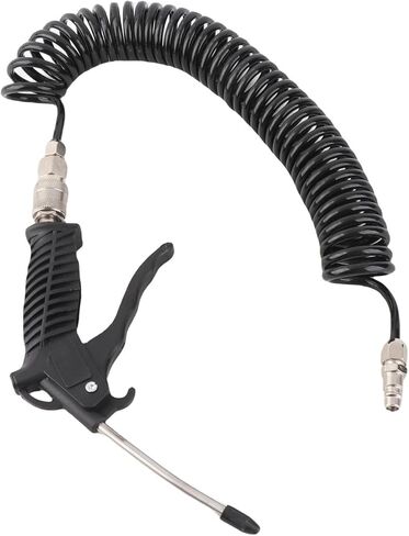 طقم مسدس ضربات الهواء ، 5 أمتار خرطوم أسود للرياح الهوائية التي تهب مع تنظيف الغبار من أجهزة الكمبيوتر الدقيقة للآلات الإلكترونية in Kuwait