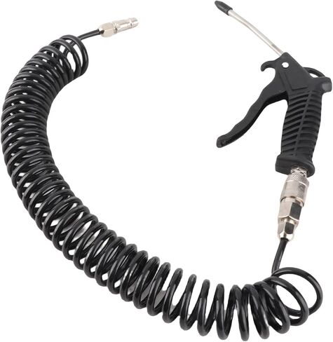 طقم مسدس ضربات الهواء ، 5 أمتار خرطوم أسود للرياح الهوائية التي تهب مع تنظيف الغبار من أجهزة الكمبيوتر الدقيقة للآلات الإلكترونية in Kuwait