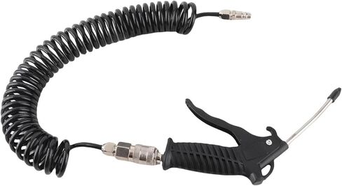 طقم مسدس ضربات الهواء ، 5 أمتار خرطوم أسود للرياح الهوائية التي تهب مع تنظيف الغبار من أجهزة الكمبيوتر الدقيقة للآلات الإلكترونية in Kuwait