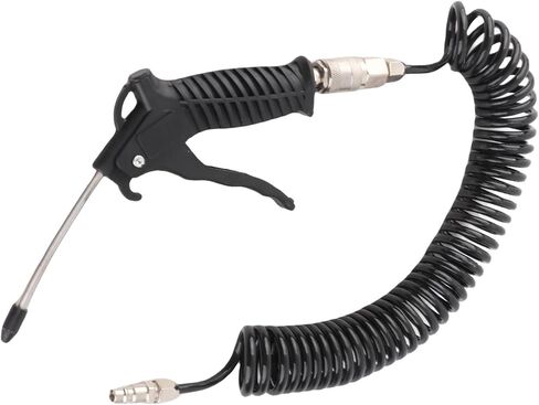 طقم مسدس ضربات الهواء ، 5 أمتار خرطوم أسود للرياح الهوائية التي تهب مع تنظيف الغبار من أجهزة الكمبيوتر الدقيقة للآلات الإلكترونية in Kuwait