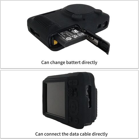 علبة Muziri Kinokoo لـ Kodak Pixpro FZ55 ، غطاء واقي من السيليكون الناعم للكاميرا الرقمية Pixpro FZ55 - مع غطاء عدسة قابلة للإزالة - Slim Fit & Anti -Scratch - Off White in Saudi Arabia
