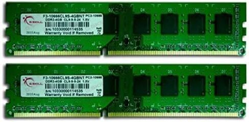 G.Skill NT Series - DDR3-8 GB: 2 x 4 GB - DIMM 240-PIN - ungepuffert in Saudi Arabia