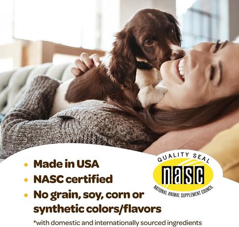 Calming Chews for Dogs with Hemp & Magnesium - Dog Calming Treat for Anxiety Separation Relief - Calming Chew with Chamomile, Valerian, & L-Theanine - 90 Bacon & Cheese Chews for All Breeds in Kuwait