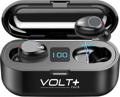 Bluetooth اللاسلكي 5.3 سماعات أذن لجميع Samsung Galaxy S25 S24 S23 S22 S21 S20 و Fe Plus Editions 5G Galaxy Z Flip6،5،4،3،2 editions / IPX7 مقاومة للماء 2000MAH 150Hour Powerbank Case in Kuwait
