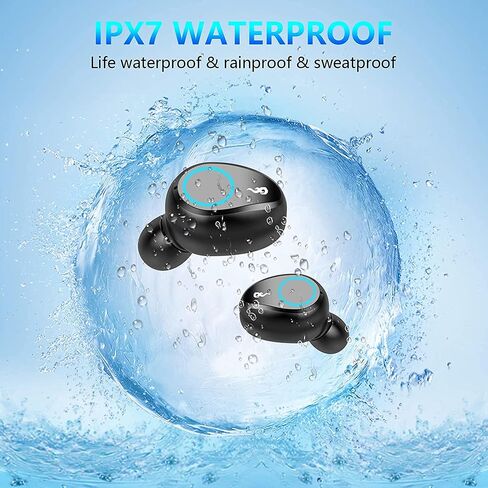 Bluetooth اللاسلكي 5.3 سماعات أذن لجميع Samsung Galaxy S25 S24 S23 S22 S21 S20 و Fe Plus Editions 5G Galaxy Z Flip6،5،4،3،2 editions / IPX7 مقاومة للماء 2000MAH 150Hour Powerbank Case in Kuwait